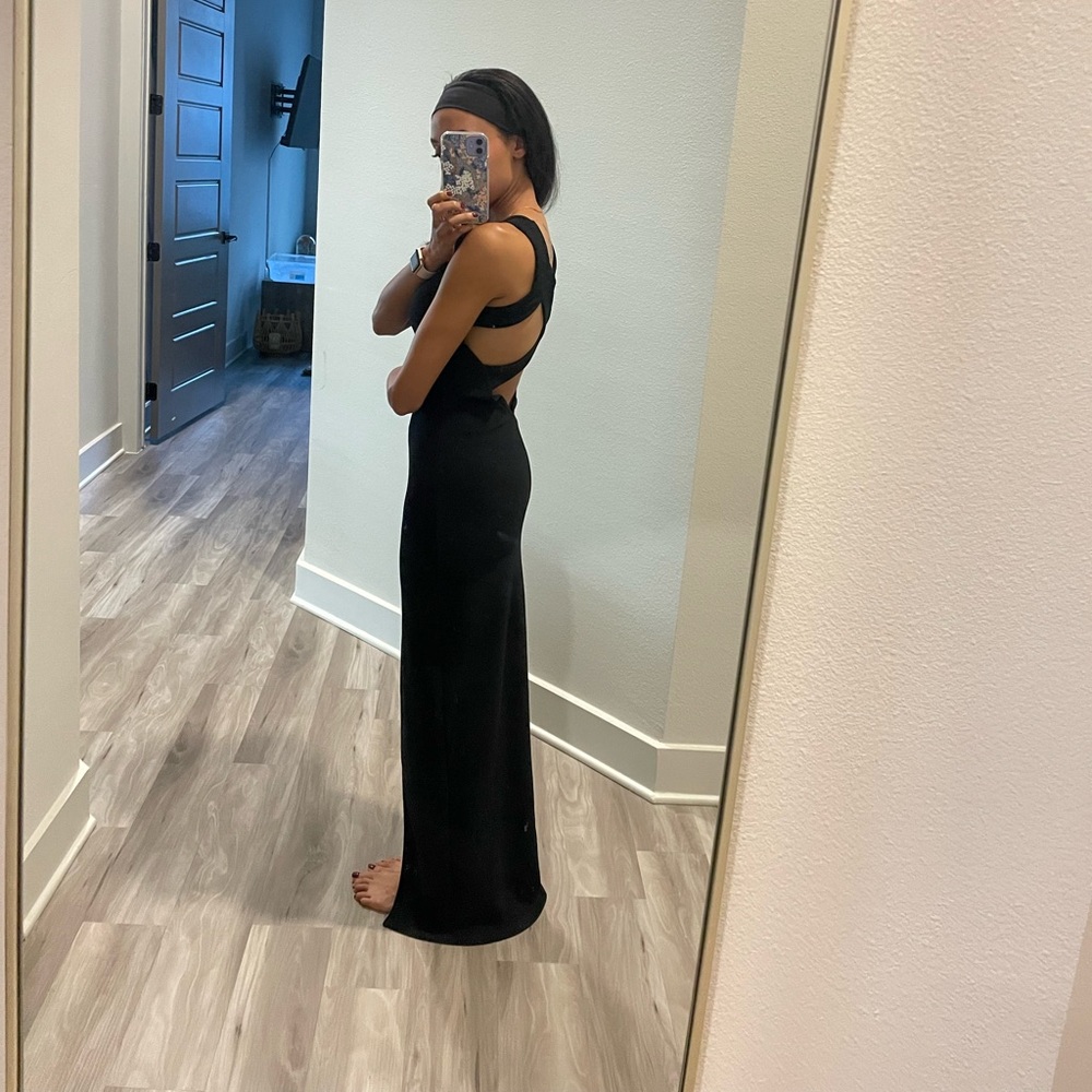 Black formal dress